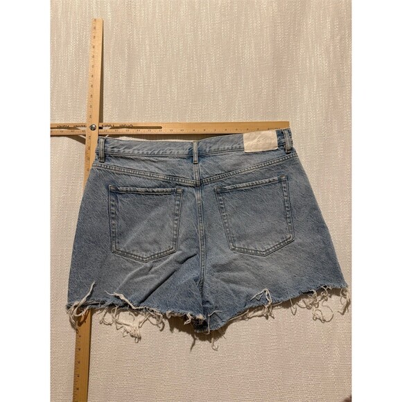PacSun Vintage Cut-Off Denim Shorts Womens Size 32 Light Wash High Rise - Picture 2 of 7